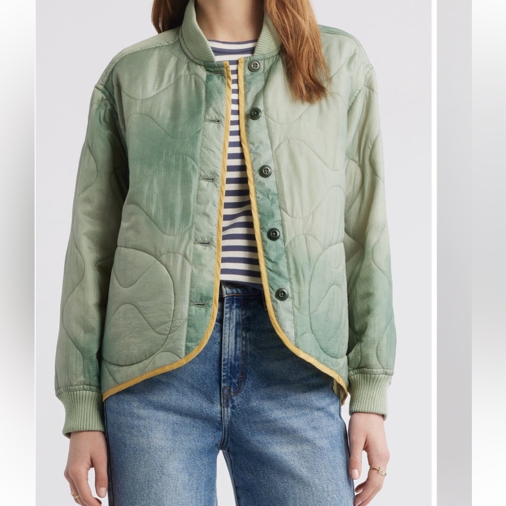 THE GREAT The Quilted Liner Jacket